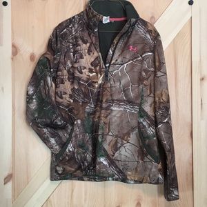 Women’s Underarmour-Realtree 1/4 zip sweater